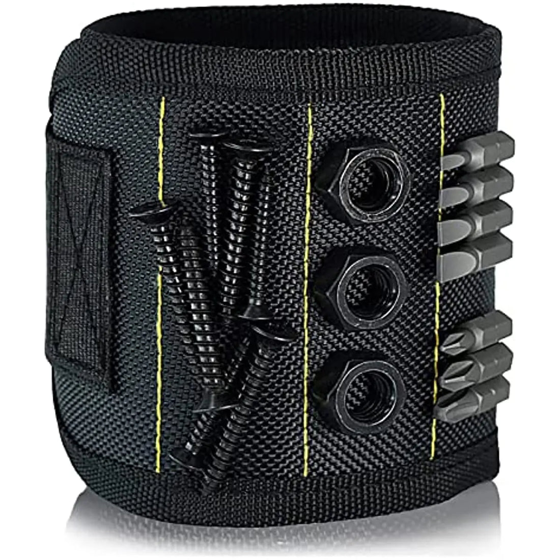 Magnetic Wristband Tool Holder for Screws, Nails & Drill Bits