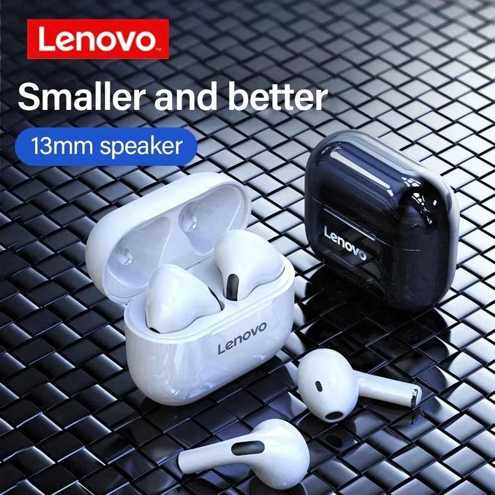 Lenovo LP40 TWS Wireless Earbuds – Bluetooth 5.0 In-Ear Headphones with Mic by Lenovo