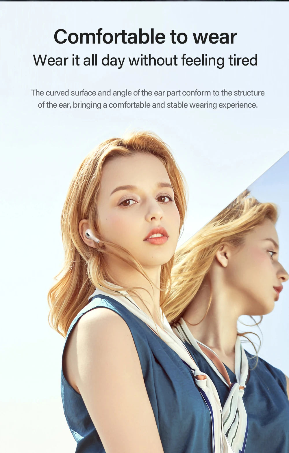 Lenovo LP40 TWS Wireless Earbuds – Bluetooth 5.0 In-Ear Headphones with Mic by Lenovo