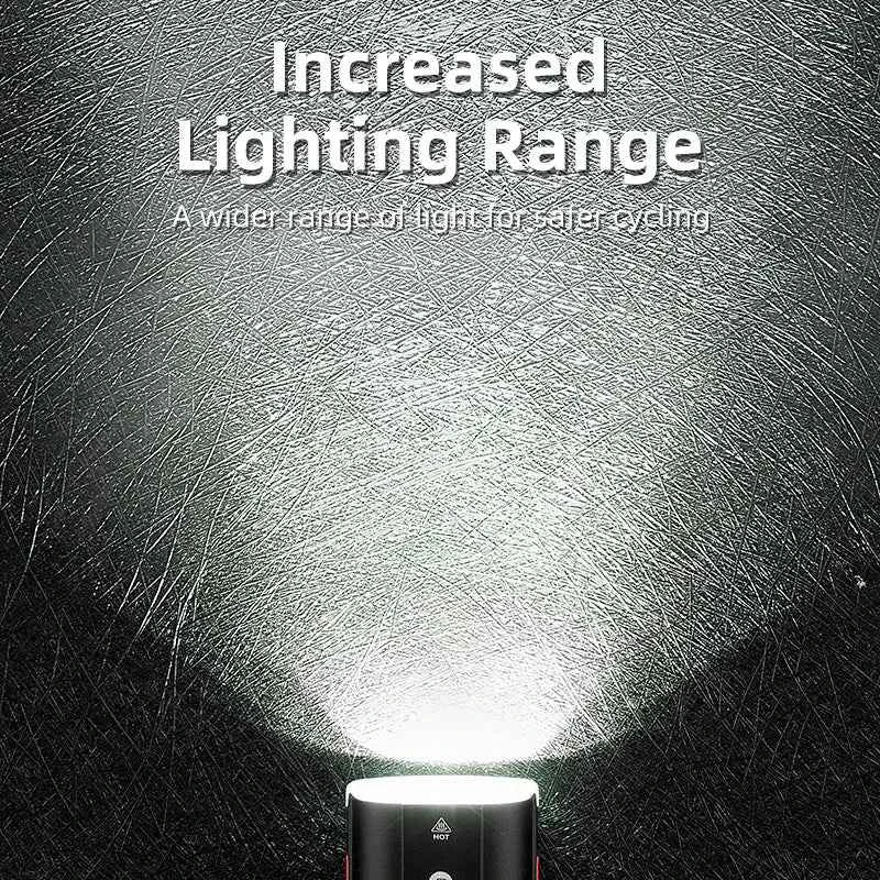 ROCKBROS RHL1000 Bike Front Light – 1000LM, IPX6, USB-C Rechargeable by Unknown Supply