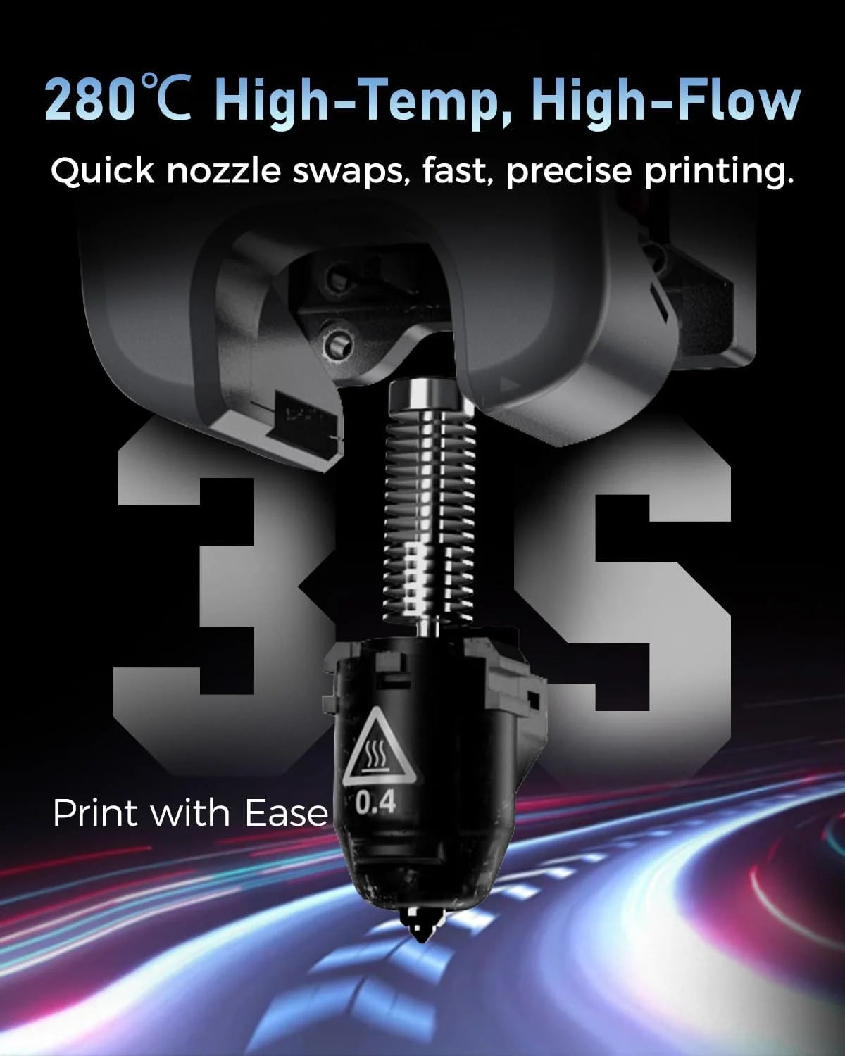 Flashforge AD5M FDM 3D Printer – 600mm/s, Auto Bed Leveling & Quick-Change Nozzle by Unknown Supply