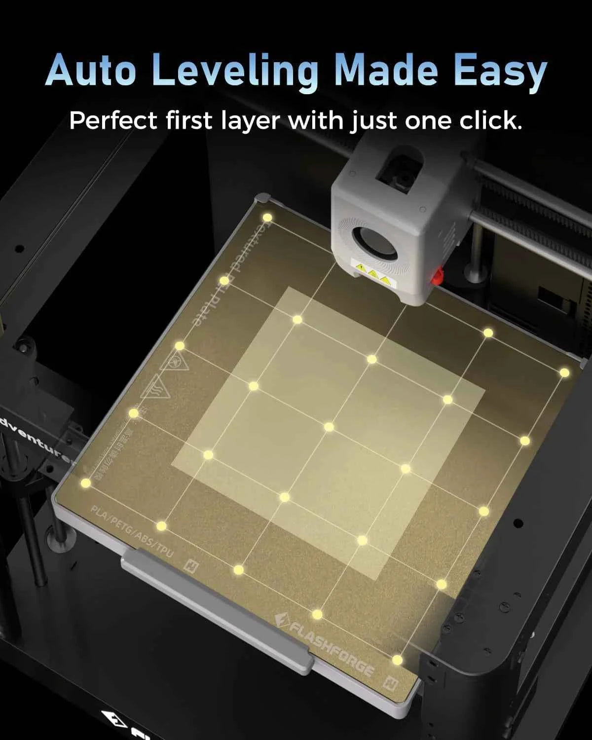 Flashforge AD5M FDM 3D Printer – 600mm/s, Auto Bed Leveling & Quick-Change Nozzle by Unknown Supply
