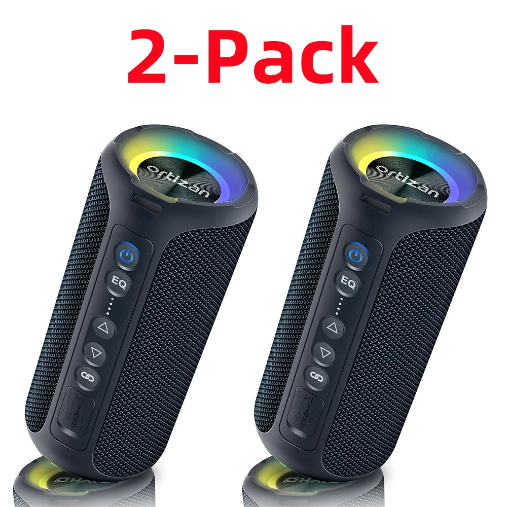 Ortizan X8 Pro 40W Bluetooth Speaker – IPX7 Waterproof, 30H Battery, Portable Outdoor by Unknown Supply