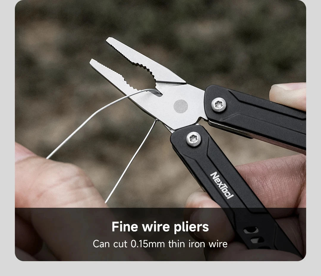 NexTool Mini Sailor Pliers Lite 10 In 1 Folding EDC Multi Tool Scissors Screwdriver Outdoor Portable Equipment Hand Tools by Unknown Supply