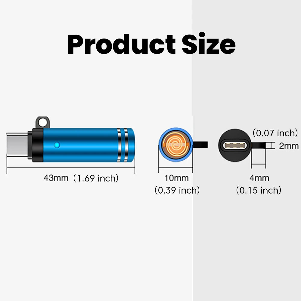 Mini Type-C Lighter – USB-C Electric Lighter for iPhone & Android by Unknown Supply