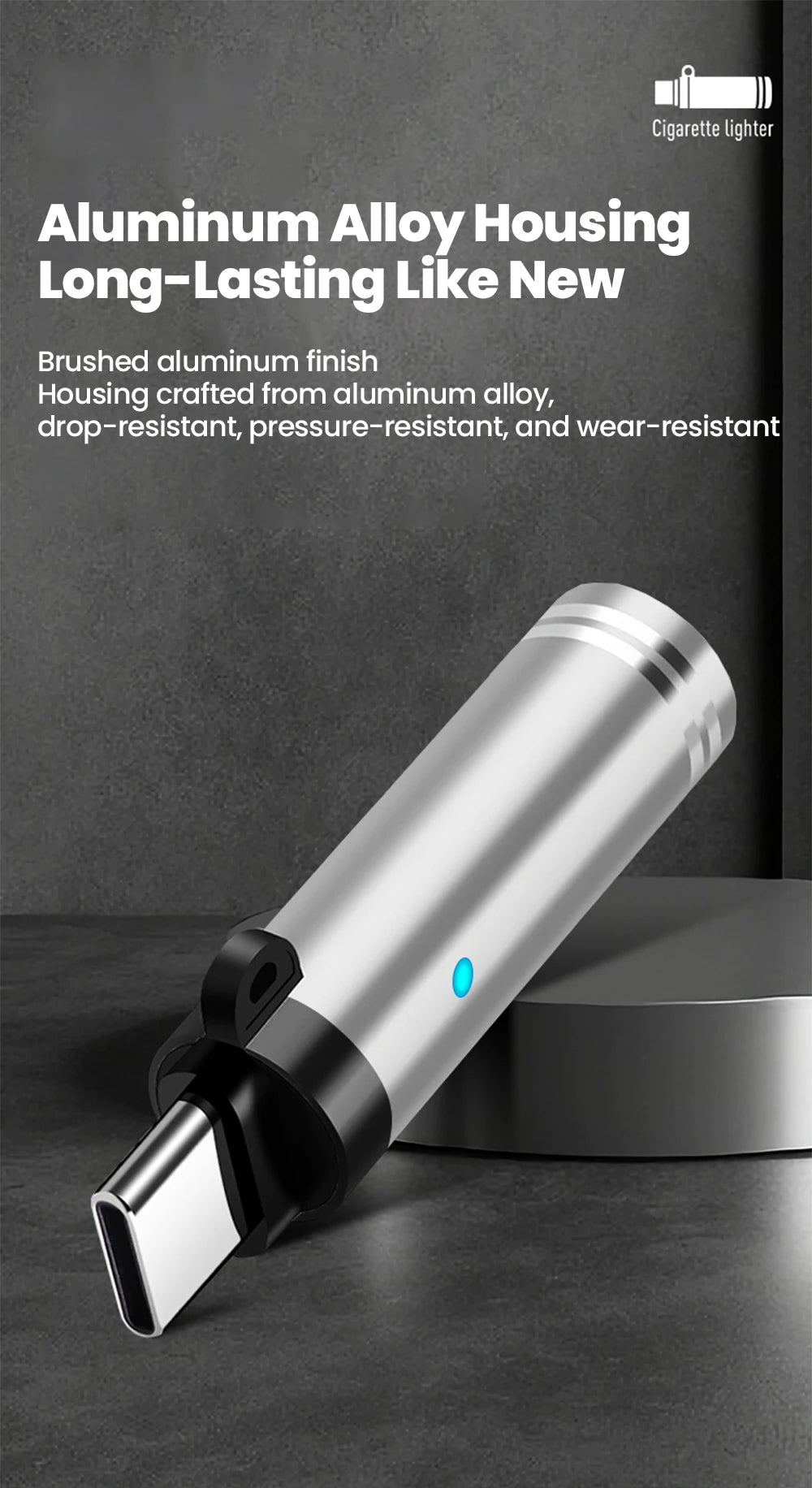 Mini Type-C Lighter – USB-C Electric Lighter for iPhone & Android by Unknown Supply