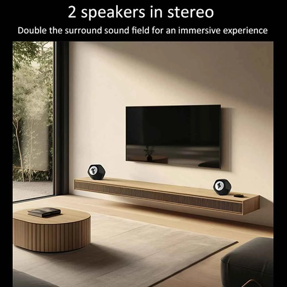 Ferrofluid Rhythm Speaker — Magnetic Fluid Desk Speaker with Music Sync Lamp by Unknown Supply