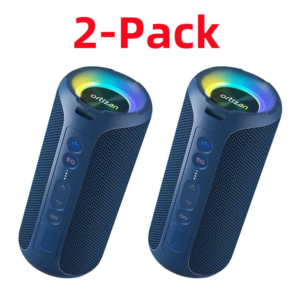 Ortizan X8 Pro 40W Bluetooth Speaker – IPX7 Waterproof, 30H Battery, Portable Outdoor by Unknown Supply