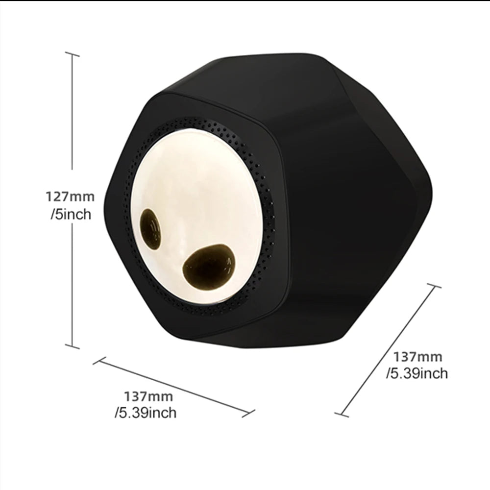 Ferrofluid Rhythm Speaker — Magnetic Fluid Desk Speaker with Music Sync Lamp by Unknown Supply