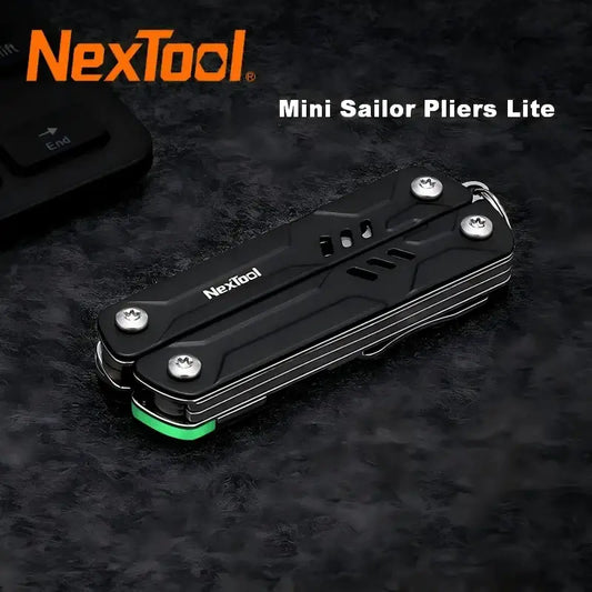 NexTool Mini Sailor Pliers Lite 10 In 1 Folding EDC Multi Tool Scissors Screwdriver Outdoor Portable Equipment Hand Tools by Unknown Supply