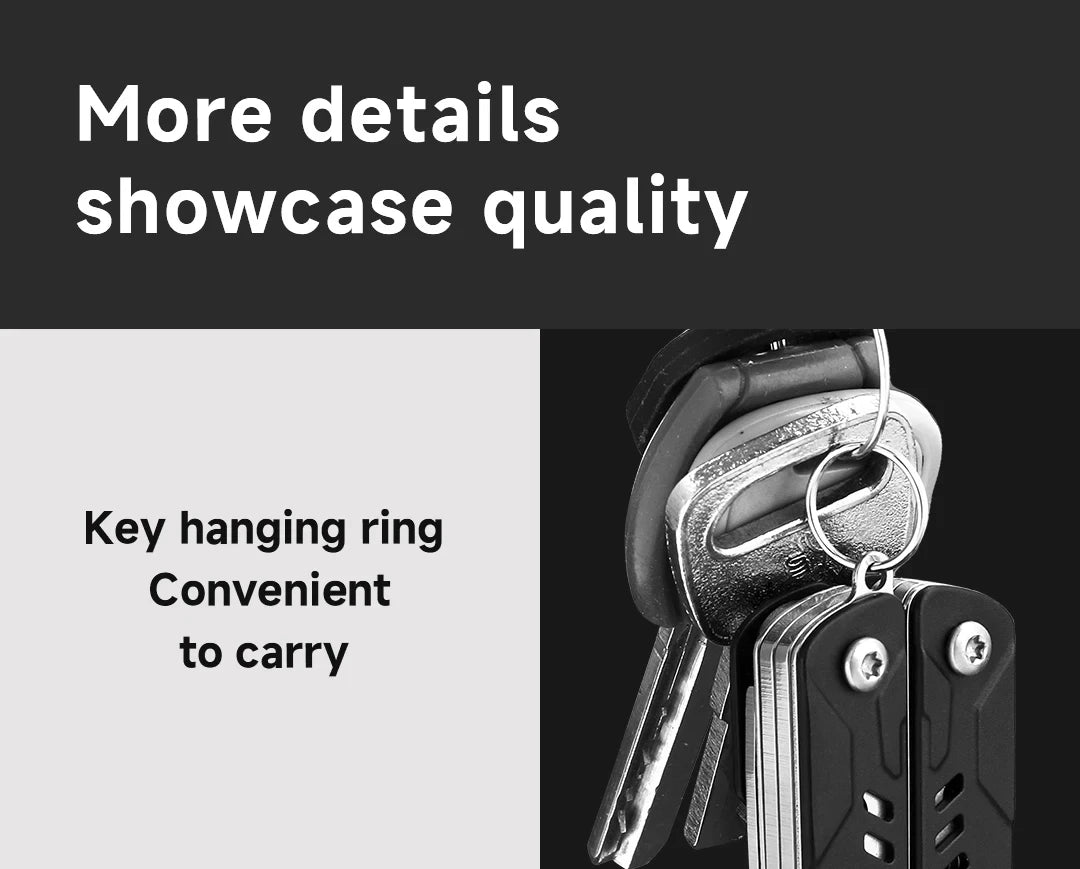 NexTool Mini Sailor Pliers Lite 10 In 1 Folding EDC Multi Tool Scissors Screwdriver Outdoor Portable Equipment Hand Tools by Unknown Supply