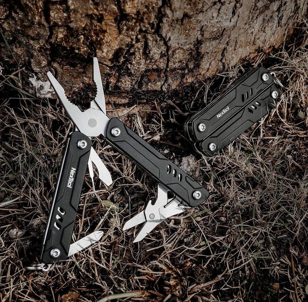 NexTool Mini Sailor Pliers Lite 10 In 1 Folding EDC Multi Tool Scissors Screwdriver Outdoor Portable Equipment Hand Tools by Unknown Supply