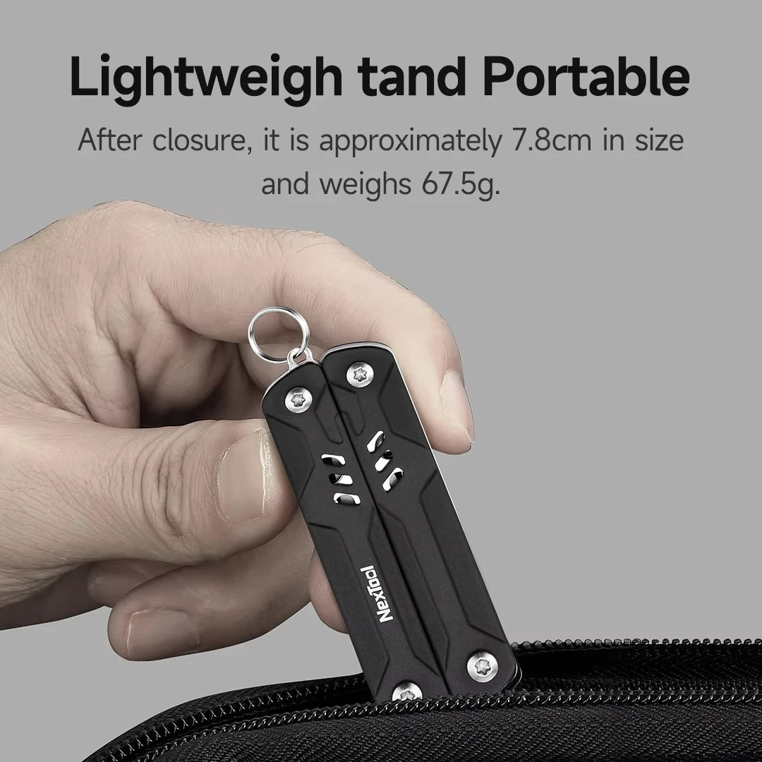 NexTool Mini Sailor Pliers Lite 10 In 1 Folding EDC Multi Tool Scissors Screwdriver Outdoor Portable Equipment Hand Tools by Unknown Supply
