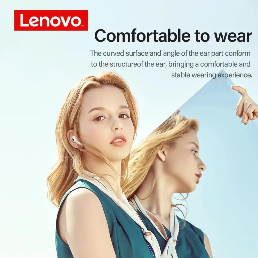 Lenovo LP40 TWS Wireless Earbuds – Bluetooth 5.0 In-Ear Headphones with Mic by Lenovo