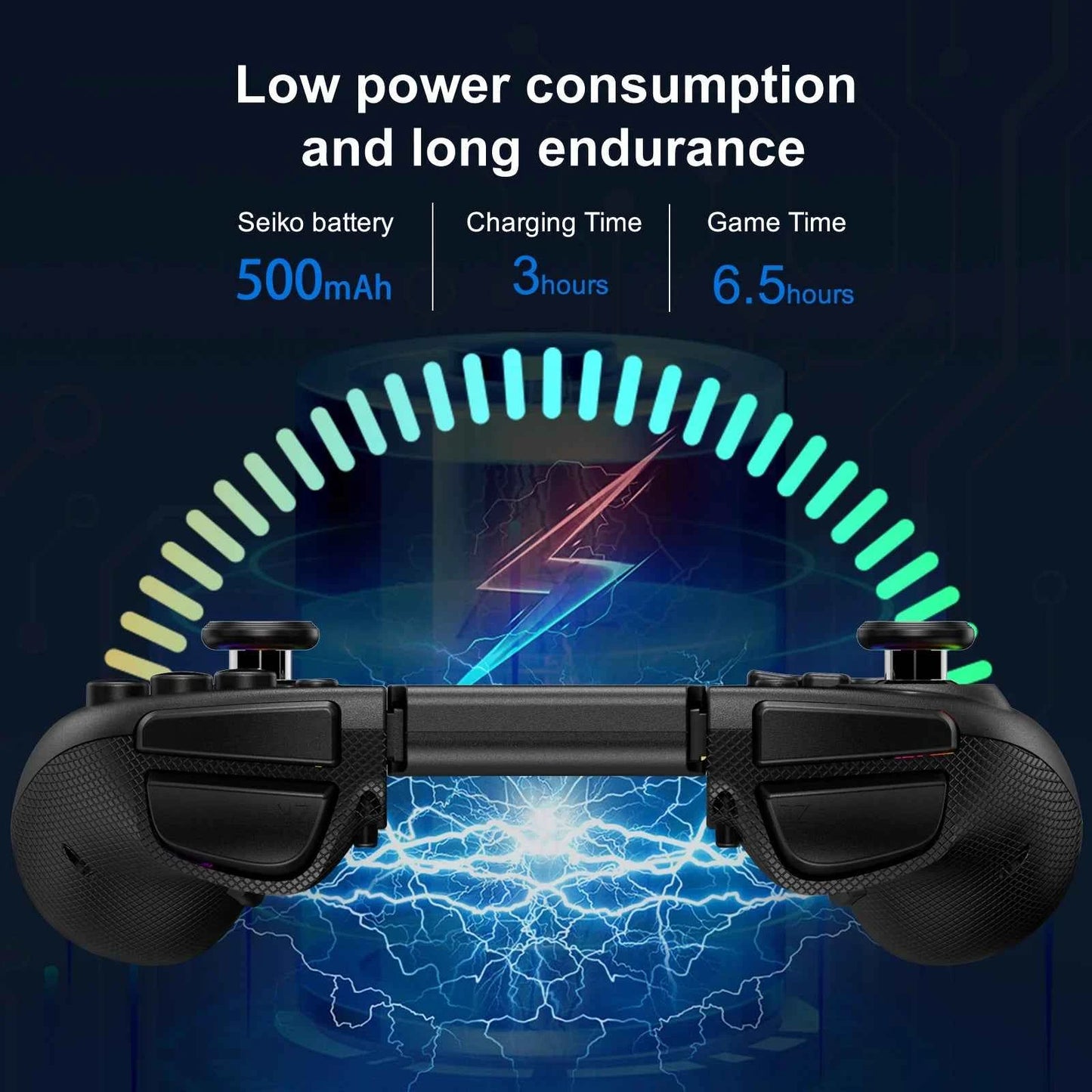 AyeBeau Wireless Controller for Nintendo Switch, OLED & Lite – Hall Effect Joysticks, Gyro, RGB by AyeBeau