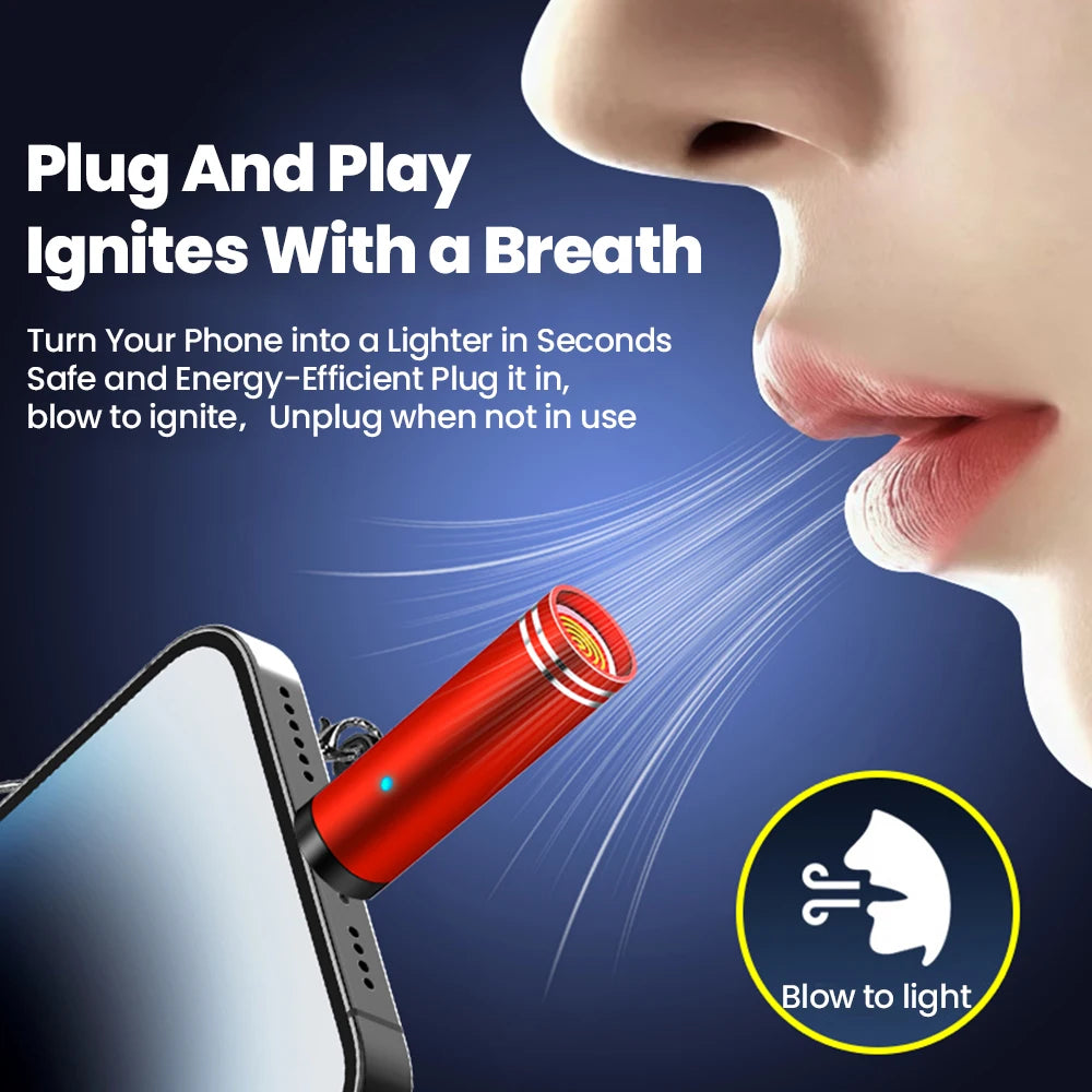Mini Type-C Lighter – USB-C Electric Lighter for iPhone & Android by Unknown Supply