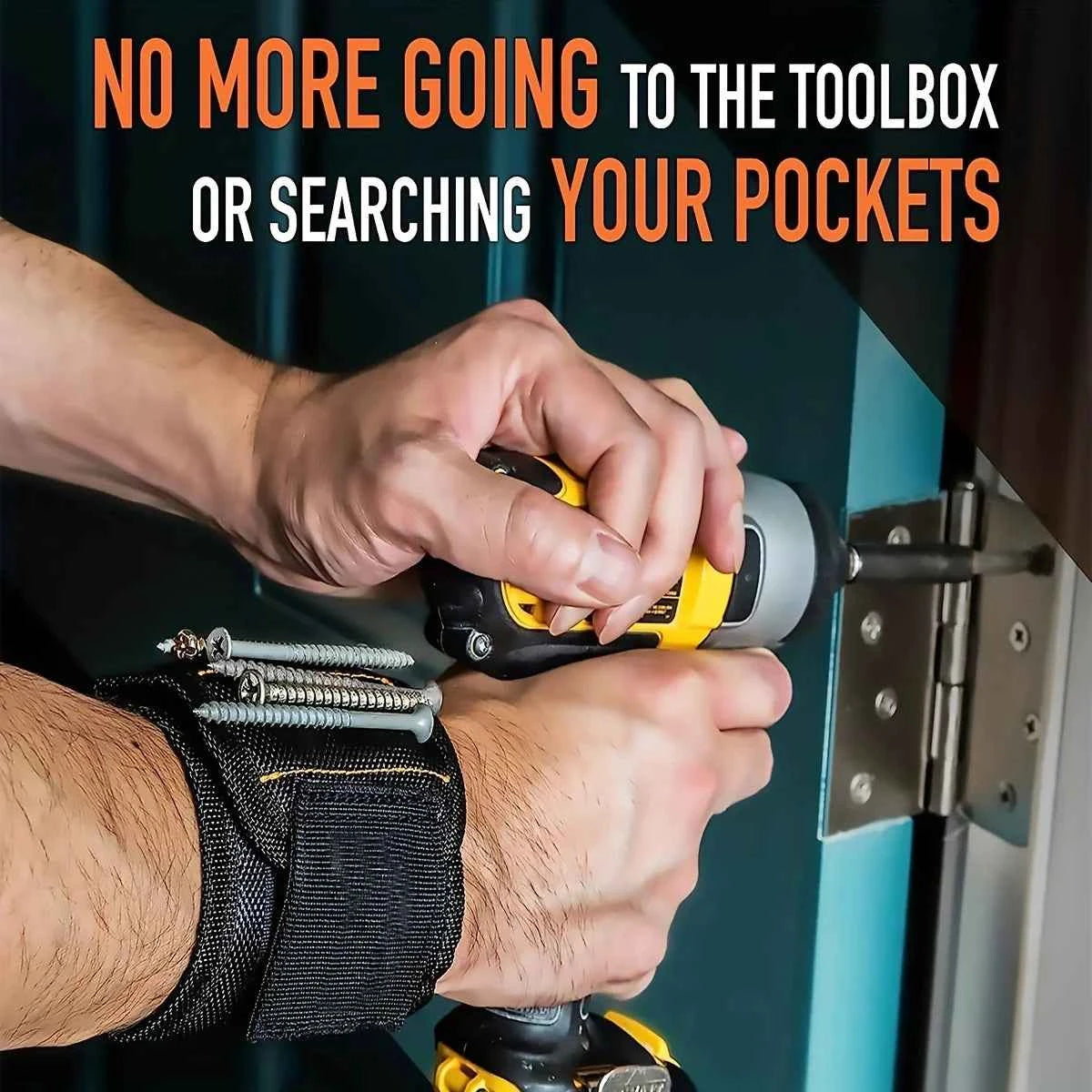 Magnetic Wristband Tool Holder – Holds Screws, Nails & Drill Bits by Unknown Supply