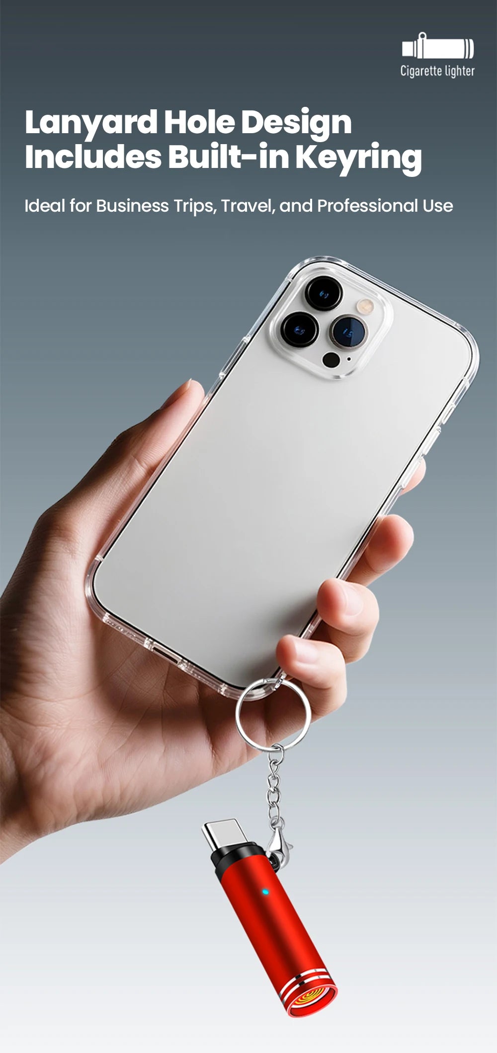 Mini Type-C Lighter – USB-C Electric Lighter for iPhone & Android by Unknown Supply